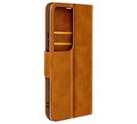 Etui pour Honor 90 Smart Clapet Portefeuille Support Dragonne Marron Clair