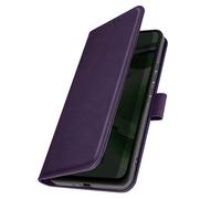 Avizar Étui pour Honor 90 Smart Portefeuille et Support Vidéo Violet foncé