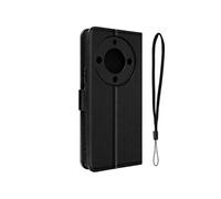 Etui pour Honor Magic 5 Lite 5G Portefeuille Support Vidéo Dragonne Noir