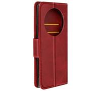 Étui pour Honor Magic 6 Lite 5G Clapet Portefeuille Support Dragonne Bordeaux