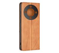 Avizar Étui pour Honor Magic 6 Lite 5G Portefeuille Support Motif prisme Camel