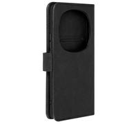 Étui pour Honor Magic 6 Pro 5G - AVIZAR - Chesterfield - Portefeuille et Support Vidéo - Noir
