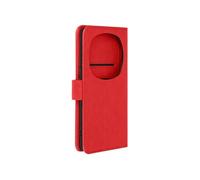 Etui pour Honor Magic 6 Pro 5G Clapet Portefeuille et Support Vidéo Rouge