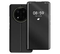 Avizar Étui pour Honor Magic 7 Lite Clapet Miroir Support Noir