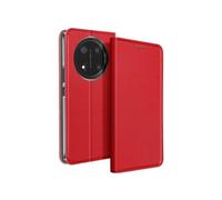 Étui pour Honor Magic 7 Lite Clapet Porte-carte Magnétique Rouge