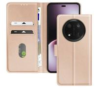 Étui pour Honor Magic 7 Lite Clapet Portefeuille et Support Vidéo Rose champagne