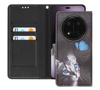 Avizar Étui pour Honor Magic 7 Lite Clapet Portefeuille Noir