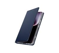 Etui pour Honor Magic 7 Lite Effet Satiné Porte-Carte Support Vidéo Bleu nuit