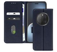 Étui pour Honor Magic 7 Pro Clapet Portefeuille et Support Vidéo Bleu nuit