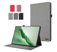 Étui pour Honor Magicpad 2 12.3 pouces 2024 étui en tissu souple support à rabat Coque de tablette pour Funda Honor Magic Pad 2 Coque 12.3" gray