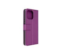 Etui pour Honor X6a Clapet Portefeuille Support Vidéo Série Essential Violet