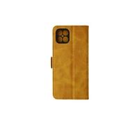 Etui pour Honor X8 Portefeuille Double languette magnétique Fonction Support jaune