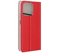 Étui Pour Honor X8b Clapet Porte-Carte Et Support Vidéo Rouge