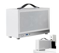 Étui pour hôte d'ordinateur - Mini bureau ITX, étui pour ordinateur portable, boîtier compact, assemblage facile | Utilisation pratique du bureau à domicile, PC pour étudiants, configuration g