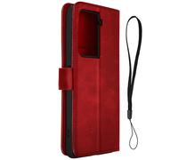Etui pour HTC U23 Pro Clapet Portefeuille Fonction Support Rouge