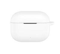 Étui pour Huawei FreeBuds SE 4 ANC, étui de Protection en Silicone pour écouteurs sans Fil, Coque de Protection Antichoc avec Mousqueton (Blanc)