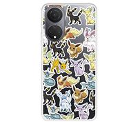 Étui pour Huawei Honor X7 Pokémon officiel Evolutions Eevee pour protéger votre téléphone portable Coque Huawei en silicone souple avec licence officielle Pokémon