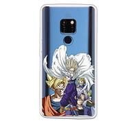 Étui pour Huawei Mate 20 Officiel Dragon Ball Guerreros Saiyans pour protéger Votre Mobile. Coque Huawei en Silicone Souple avec Licence Officielle Dragon Ball