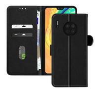 Étui pour Huawei Mate 30 Clapet Portefeuille et Support Vidéo Noir