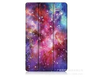 Étui pour Huawei Mediapad M5 8,4" SHT-AL09/SHT-W09 Tablette PU Cuir Stand Housse de Protection pour Huawei Mediapad M5 Smart Slim Light Tri-Fold Stand Shell Cover (YHX)