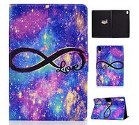 Étui pour Huawei MediaPad M6 8.4, beau cuir PU à rabat double aimanté avec support pour cartes et fonction veille automatique Ml-7