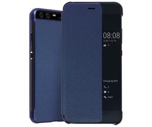 Étui pour Huawei P10 Housse Protection Smart View Fenêtre de Visualisation Bleu