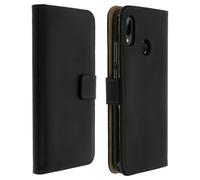 Étui Huawei P20 Lite Housse cuir portefeuille clapet coque silicone noir