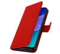 Étui pour Huawei P40 Lite E Clapet Portefeuille Fonction Support Vidéo Rouge