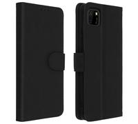 Étui pour Huawei Y5p Housse Folio Intégrale Porte-carte Fonction Support Noir