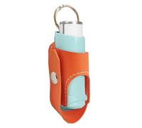 Étui pour inhalateur portable - En cuir - Housse de protection simple et élégante pour les voyages, les voyages d'affaires, la maison, l'école, le camping, Orange1., Voir description, Voir description