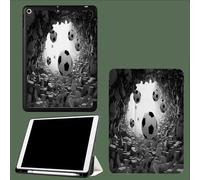 Étui pour iPad 10,2 Pouces 7e/8e/9e génération,avec Vue Multi-Angle, Mise en Veille/réveil Automatique, Protection Antichoc Le Football Brise Les Briques Dessin Animé Sports-Noir