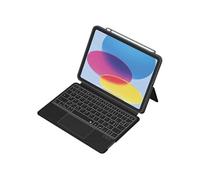 Étui pour iPad 10.9' 2022 Folio Quick Note avec Clavier AZERTY Bluetooth 3.0 MW Noir