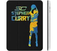 Étui Pour Ipad 2020 (10.2in) Avec Porte-Stylo, Joueur De Basket-Ball Stephen Curry, Résistant Aux Chocs, Mise En Veille/Réveil Automatique, Coque De Protection Transparente À Trois Volets, Personnage