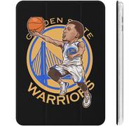 Étui Pour Ipad 2020 (10.2in) Avec Porte-Stylo, Joueur De Basket-Ball Stephen Curry, Résistant Aux Chocs, Mise En Veille/Réveil Automatique, Coque De Protection Transparente À Trois Volets