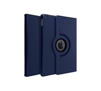 Etui pour iPad 9 2021 iPad 8 2020 iPad 7 2019 Intégrale Support Rotatif 360° Bleu nuit