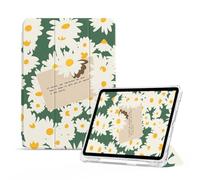 Étui Pour Ipad 9E/8E/7E Génération 10,2" Avec Porte-Crayon, Cuir De Qualité Supérieure + Protection Arrière En Tpu Souple Pour Ipad 9 8 7 2021/2020/2019, Mise En Veille/Réveil Automatique, Pet