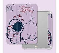 Étui Pour Ipad 9E/8E/7E Génération 10,2 Pouces Avec Porte-Crayon, Cuir De Qualité Supérieure + Protection Arrière En Tpu Souple Pour Ipad 9 8 7 Cover 2021/2020/2019, Mise En Veille/Réveil Auto
