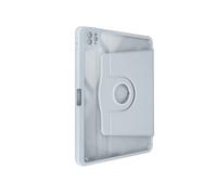Étui pour iPad Pro 11 2024 / M5 2025 Clapet Support Rotatif avec Protège Caméra Bleu pâle
