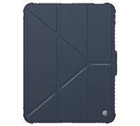 Étui pour iPad Pro 11 2025 avec Bumper Antichoc Clapet Origami Nillkin Bleu nuit