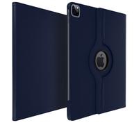 Avizar Étui iPad Pro 12.9 (2018/2020/2021) Housse intégrale Support rotatif 360° Bleu