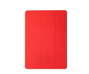 Étui pour iPad Pro 12.9 pouces 2022 Folio Polybag Fonction Stand Multi-position Rouge