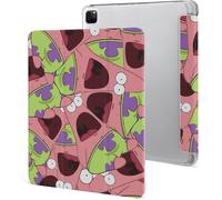 Étui Pour Ipad Pro 2021 Bob L'éponge 12,9 Pouces Type D'ordinateur Portable Support À Trois Volets Avec Porte-Stylo Réveil/Veille Automatique