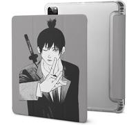 Étui Pour Ipad Pro 2021 Chainsaw Man Aki Hayakawa Avec Porte-Stylo, Résistant Aux Chocs, Veille/Réveil Automatique, Housse De Protection Transparente Pour Tablette 11 Pouces