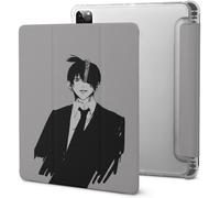 Étui Pour Ipad Pro 2021 Chainsaw Man Aki Hayakawa Avec Porte-Stylo, Résistant Aux Chocs, Veille/Réveil Automatique, Housse De Protection Transparente Pour Tablette 11 Pouces