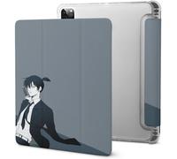 Étui Pour Ipad Pro 2021 Chainsaw Man Aki Hayakawa Avec Porte-Stylo, Résistant Aux Chocs, Veille/Réveil Automatique, Housse De Protection Transparente Pour Tablette 11 Pouces