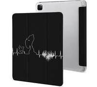 Étui Pour Ipad Pro 2021 Snoopy Woodstock 12,9 Pouces, Type Ordinateur Portable, Support À Trois Volets Avec Porte-Stylo, Veille/Réveil Automatique