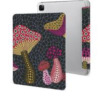 Étui Pour Ipad Pro 2021 Yayoi Kusama 12,9 Pouces, Type Ordinateur Portable, Support À Trois Volets Avec Porte-Stylo, Veille/Réveil Automatique