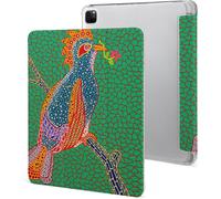 Étui Pour Ipad Pro 2021 Yayoi Kusama 12,9 Pouces, Type Ordinateur Portable, Support À Trois Volets Avec Porte-Stylo, Veille/Réveil Automatique