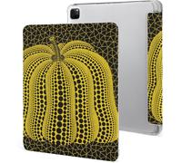 Étui Pour Ipad Pro 2021 Yayoi Kusama 12,9 Pouces, Type Ordinateur Portable, Support À Trois Volets Avec Porte-Stylo, Veille/Réveil Automatique