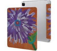 Étui Pour Ipad Pro 2021 Yayoi Kusama 12,9 Pouces, Type Ordinateur Portable, Support À Trois Volets Avec Porte-Stylo, Veille/Réveil Automatique
